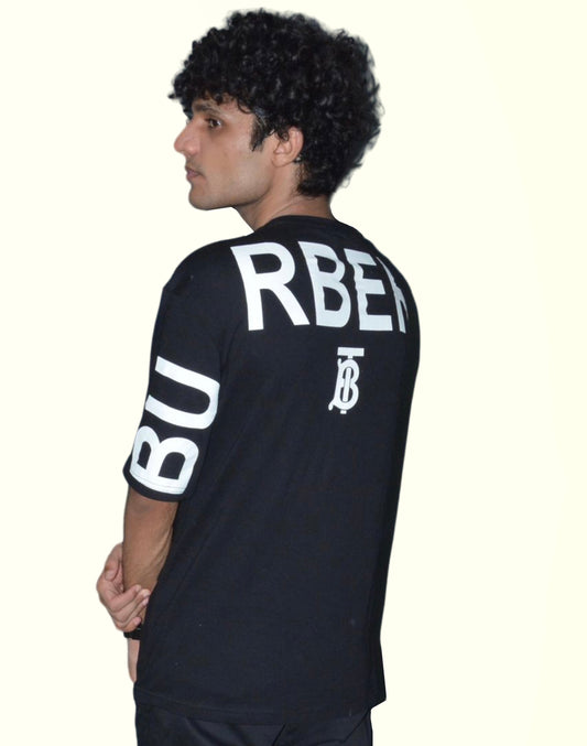 Black Burberry OverSized T-Shirt